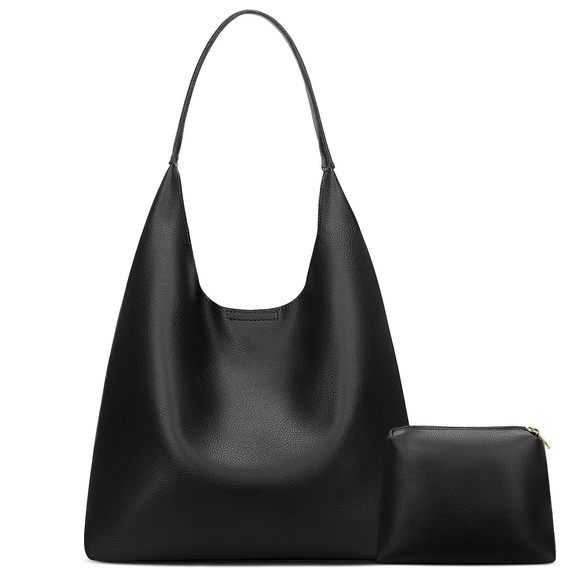Hobo Bags Soft Vegan Leather Tote Purse Bag Slouchy Shoulder ;) - Picture 1 of 7